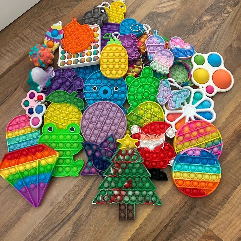 Colorful Pop It Fidget Toy Set